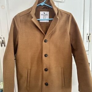 Abercrombie Kids Tan Pea Coat